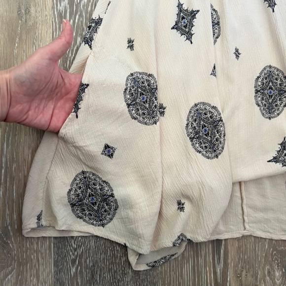 Free People Tree Swing Medallion Print Tunic Top Dress - Picture 7 of 11